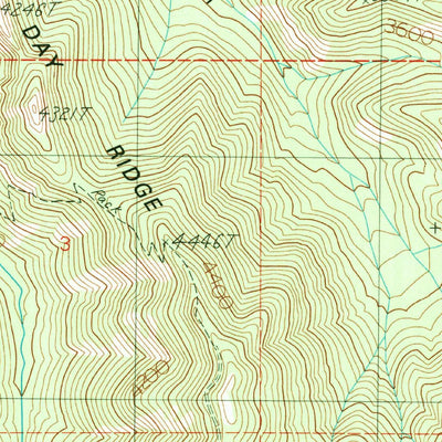 United States Geological Survey Packsaddle Mountain, ID (1989, 24000-Scale) digital map