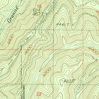 United States Geological Survey Packsaddle Mountain, ID (1989, 24000-Scale) digital map
