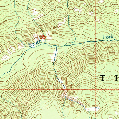 United States Geological Survey Packsaddle Mountain, OR (1997, 24000-Scale) digital map