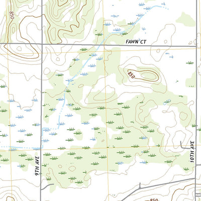 United States Geological Survey Packwaukee, WI (2022, 24000-Scale) digital map