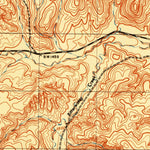 United States Geological Survey Packwood Creek, CA (1943, 31680-Scale) digital map