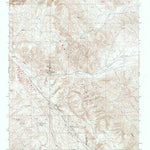 United States Geological Survey Packwood Creek, CA (1961, 24000-Scale) digital map