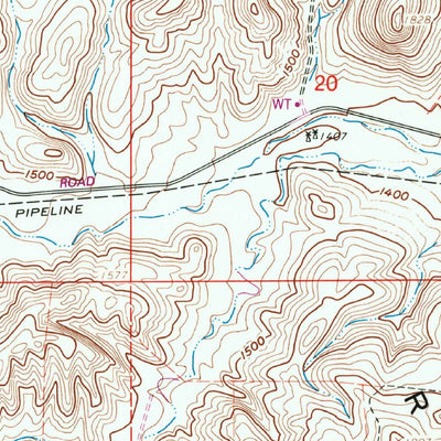 United States Geological Survey Packwood Creek, CA (1961, 24000-Scale) digital map