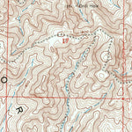 United States Geological Survey Packwood Creek, CA (1961, 24000-Scale) digital map