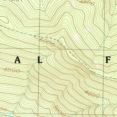 United States Geological Survey Packwood Lake, WA (1989, 24000-Scale) digital map