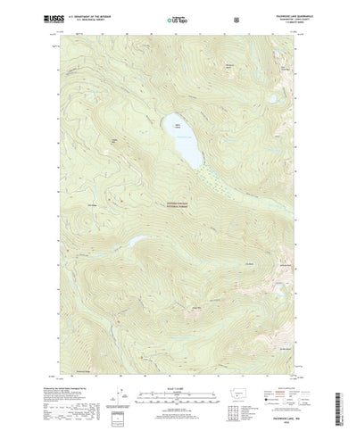 United States Geological Survey Packwood Lake, WA (2020, 24000-Scale) digital map