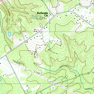 United States Geological Survey Pacolet, SC (1983, 24000-Scale) digital map