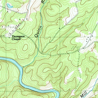United States Geological Survey Pacolet, SC (1983, 24000-Scale) digital map