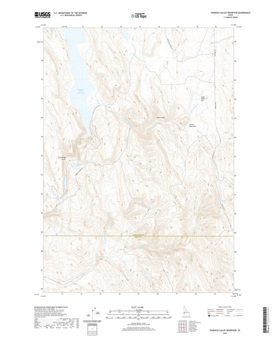 United States Geological Survey Paddock Valley Reservoir, ID (2020, 24000-Scale) digital map