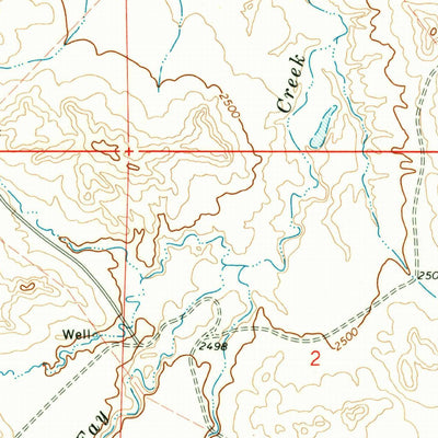 United States Geological Survey Paddy Fay Creek, MT (1968, 24000-Scale) digital map