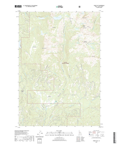 United States Geological Survey Paddy Flat, ID (2020, 24000-Scale) digital map