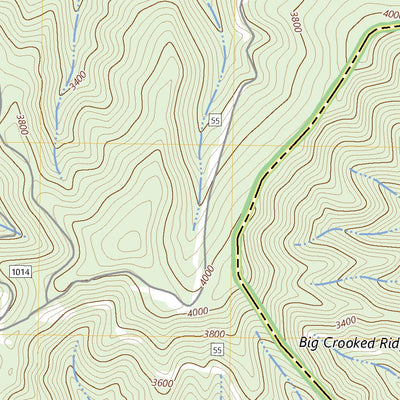United States Geological Survey Paddy Knob, WV (2023, 24000-Scale) digital map