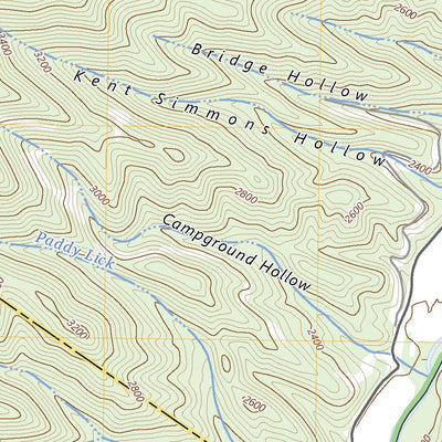 United States Geological Survey Paddy Knob, WV (2023, 24000-Scale) digital map