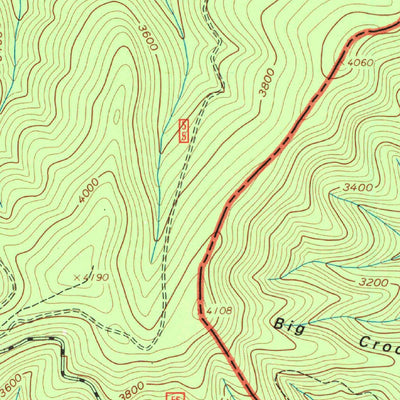 United States Geological Survey Paddy Knob, WV-VA (1995, 24000-Scale) digital map