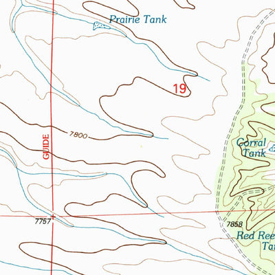 United States Geological Survey Paddys Hole, NM (1999, 24000-Scale) digital map