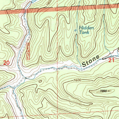 United States Geological Survey Paddys Hole, NM (1999, 24000-Scale) digital map