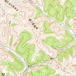 United States Geological Survey Paden City, WV-OH (1960, 24000-Scale) digital map