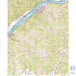 United States Geological Survey Paden City, WV-OH (1994, 24000-Scale) digital map