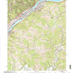 United States Geological Survey Paden City, WV-OH (2002, 24000-Scale) digital map