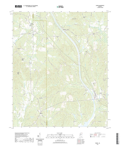 United States Geological Survey Paden, MS (2021, 24000-Scale) digital map