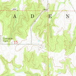 United States Geological Survey Paden, OK (1974, 24000-Scale) digital map