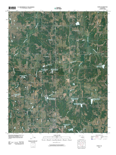 United States Geological Survey Paden, OK (2010, 24000-Scale) digital map