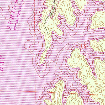 United States Geological Survey Paden SE, MS (1992, 24000-Scale) digital map
