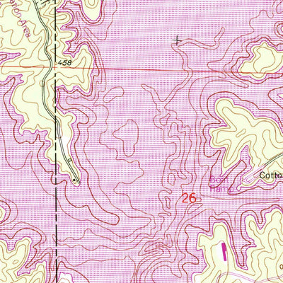 United States Geological Survey Paden SE, MS (1992, 24000-Scale) digital map