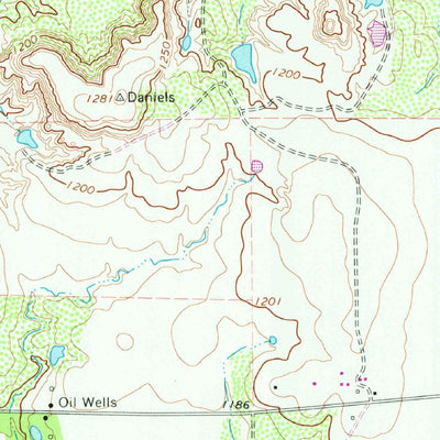 United States Geological Survey Padgett, TX (1964, 24000-Scale) digital map