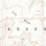 United States Geological Survey Padilla Mesa, AZ (1967, 24000-Scale) digital map