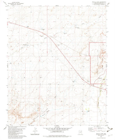 United States Geological Survey Padilla Tank, AZ (1982, 24000-Scale) digital map