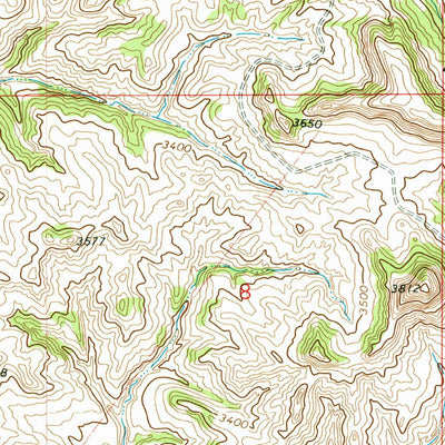 United States Geological Survey Padlock Ranch, MT (1972, 24000-Scale) digital map