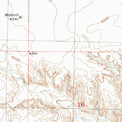 United States Geological Survey Padroni NW, CO (1951, 24000-Scale) digital map