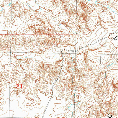 United States Geological Survey Padroni NW, CO (1951, 24000-Scale) digital map