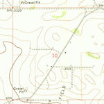 United States Geological Survey Paduca Breaks East, NM-TX (1973, 24000-Scale) digital map