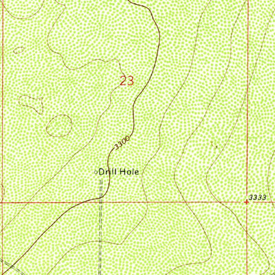 United States Geological Survey Paduca Breaks East, NM-TX (1973, 24000-Scale) digital map