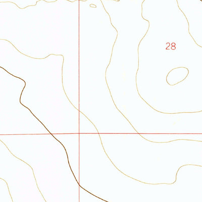 United States Geological Survey Paduca Breaks NW, NM (1973, 24000-Scale) digital map