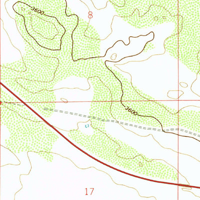 United States Geological Survey Paduca Breaks NW, NM (1973, 24000-Scale) digital map