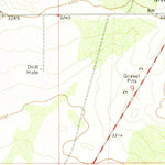 United States Geological Survey Paduca Breaks West, NM-TX (1973, 24000-Scale) digital map