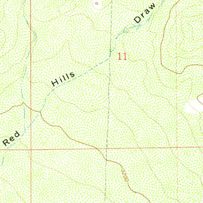 United States Geological Survey Paduca Breaks West, NM-TX (1973, 24000-Scale) digital map