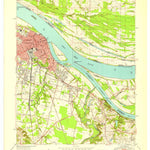 United States Geological Survey Paducah East, KY-IL (1953, 24000-Scale) digital map