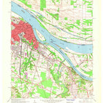 United States Geological Survey Paducah East, KY-IL (1958, 24000-Scale) digital map