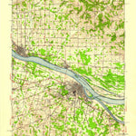 United States Geological Survey Paducah, KY-IL (1940, 62500-Scale) digital map
