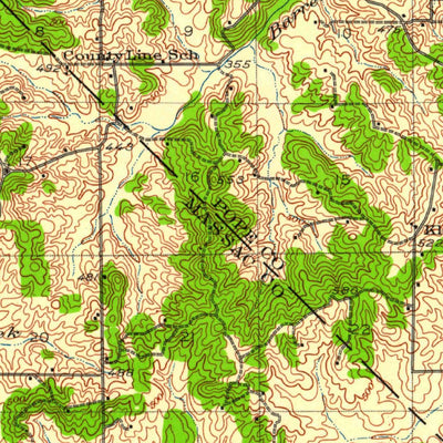 United States Geological Survey Paducah, KY-IL (1940, 62500-Scale) digital map