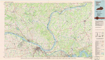 United States Geological Survey Paducah, KY-IL (1984, 100000-Scale) digital map
