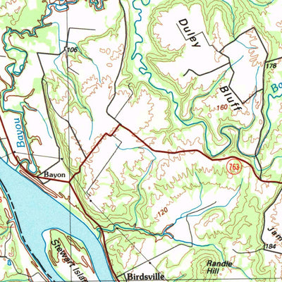 United States Geological Survey Paducah, KY-IL (1986, 100000-Scale) digital map