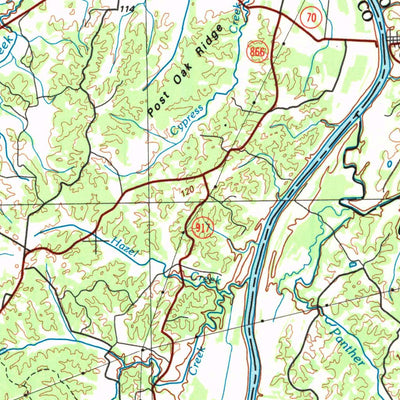 United States Geological Survey Paducah, KY-IL (1986, 100000-Scale) digital map