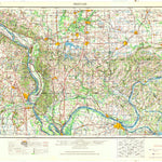 United States Geological Survey Paducah, KY-IL-MO-IN (1949, 250000-Scale) digital map