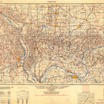 United States Geological Survey Paducah, KY-IL-MO-IN (1954, 250000-Scale) digital map