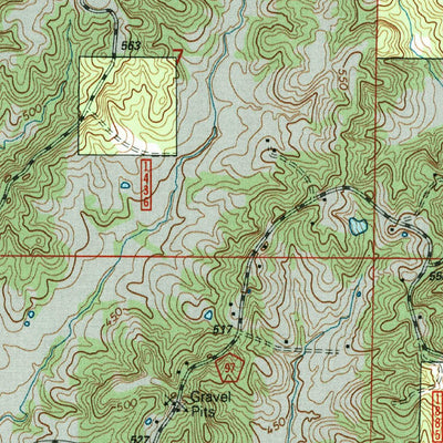 United States Geological Survey Paducah NE, IL (1996, 24000-Scale) digital map